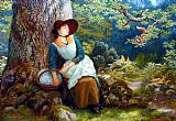 Asleep in the Woods by Arthur Hughes